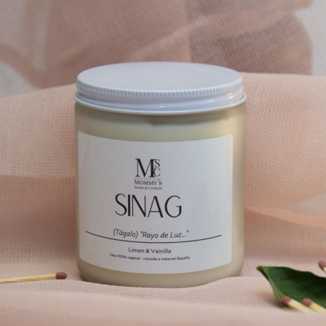 Vela Aromática Sinag / Limon y Vainilla