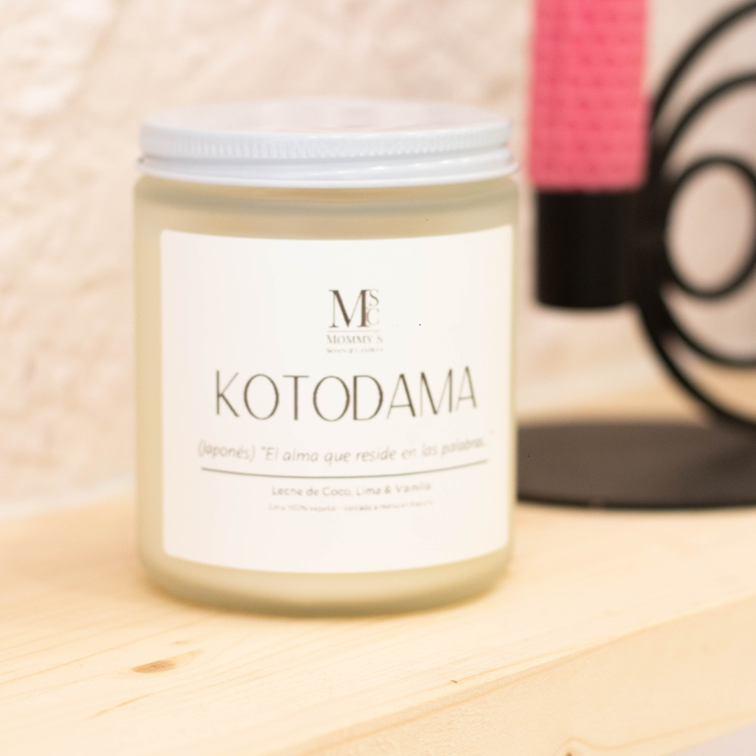 Vela Aromática Kotodama - Leche de Coco/Lima/Vainilla