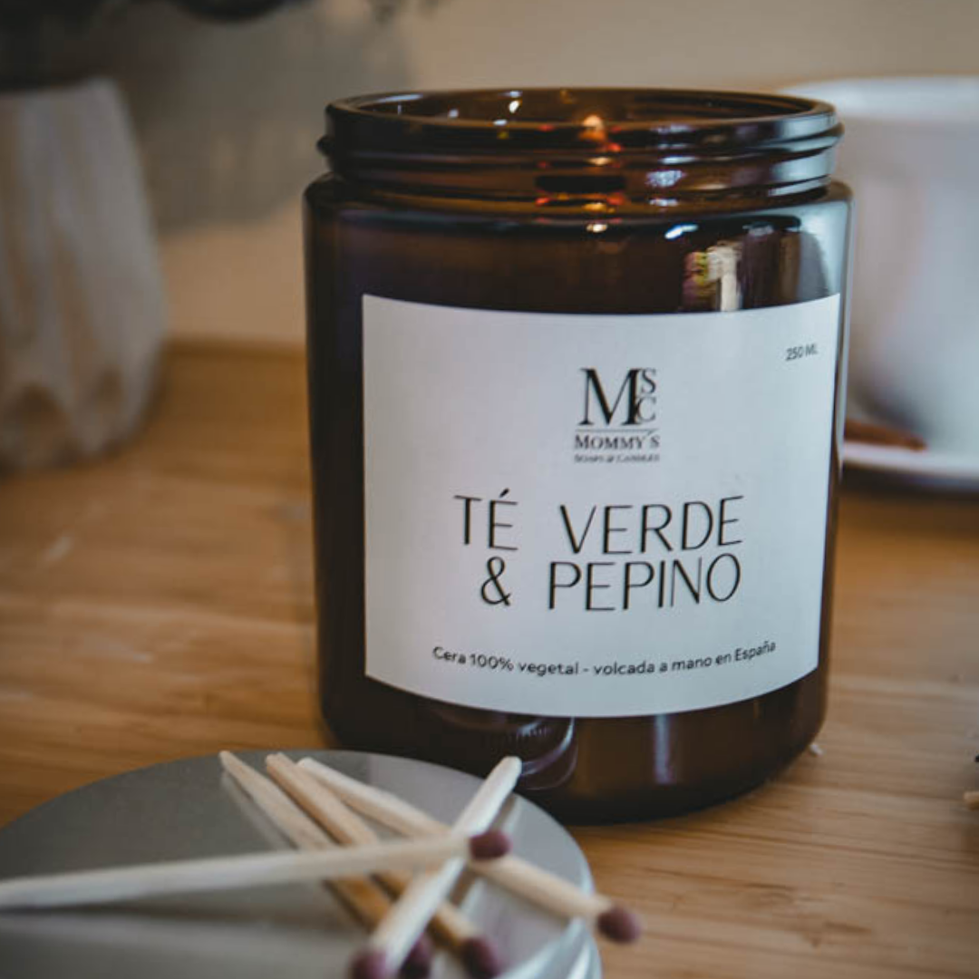 Vela Aromática Té Verde & Pepino