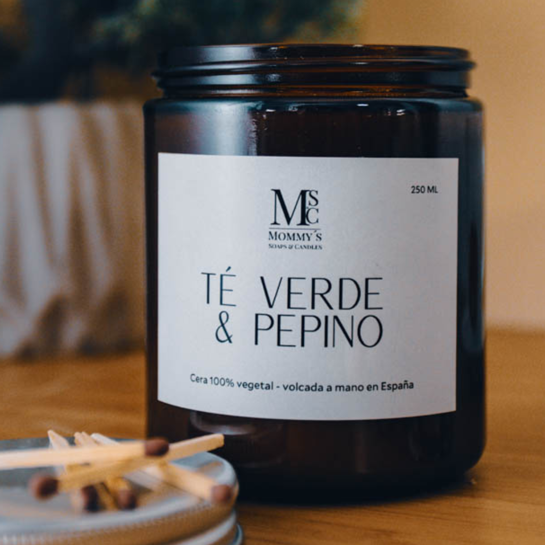 Vela Aromática Té Verde & Pepino
