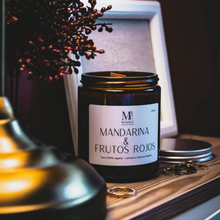 Load image in gallery viewer,Tangerine &amp; Red Fruits Aromatic Candle
