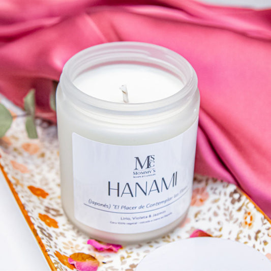 Vela Aromática Hanami - Lirio/Violeta/Jazmin