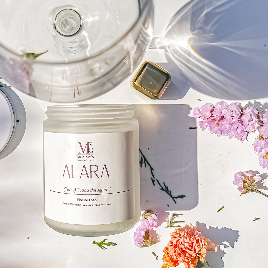 Vela Aromática Alara - Flor de Loto/Jazmin