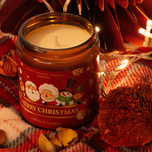 Load image in gallery viewer,&quot;Merry Christmas&quot; Scented Candle - Christmas Family

