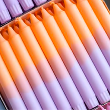 Load image in gallery viewer,Decorated Table Candles - Pastel / Beige / Orange Colors
