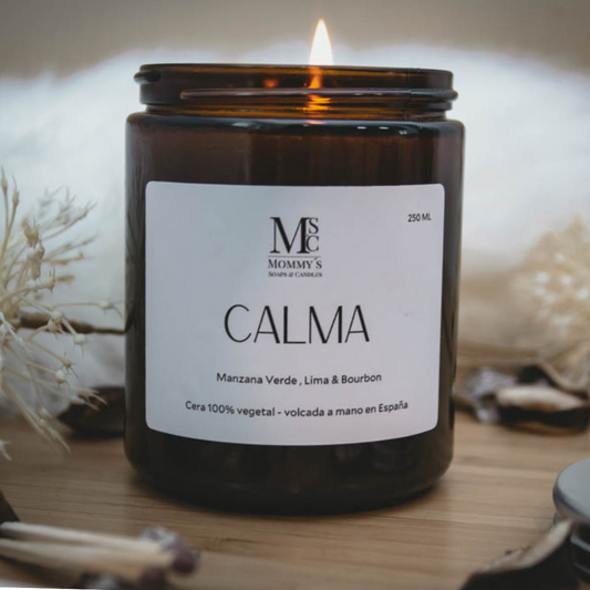Vela Aromática Calma - Manzana Verde/Lima/Bourbon