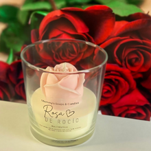 Load image in gallery viewer,Decorated Aromatic Candle - Dew Rose
